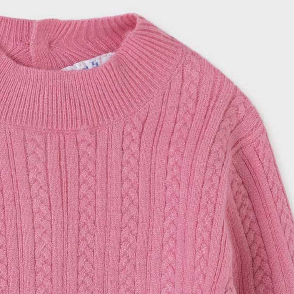 Camellia Knit Mock Neck Sweater