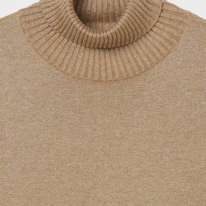 Hazelnut Knitted Turtleneck
