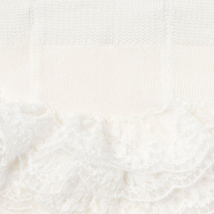Natural Ruffle Tights