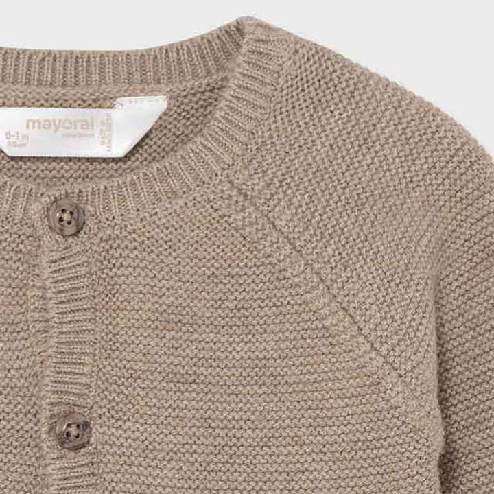 Brown Knit Cardigan