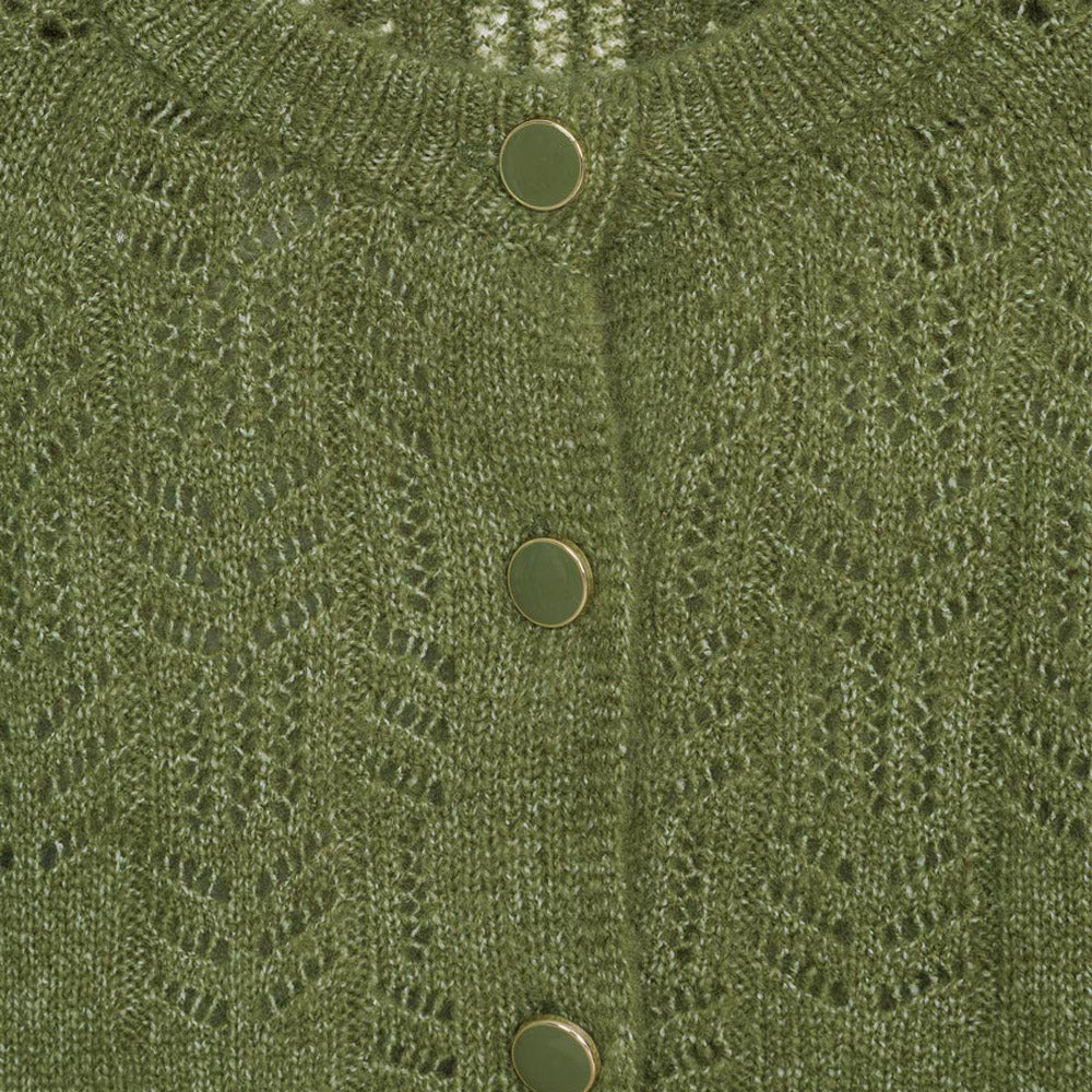 Olive Knit Cardigan