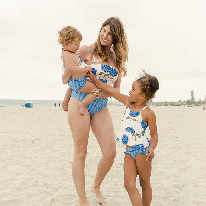 Blue Hydrangeas Joy Tankini