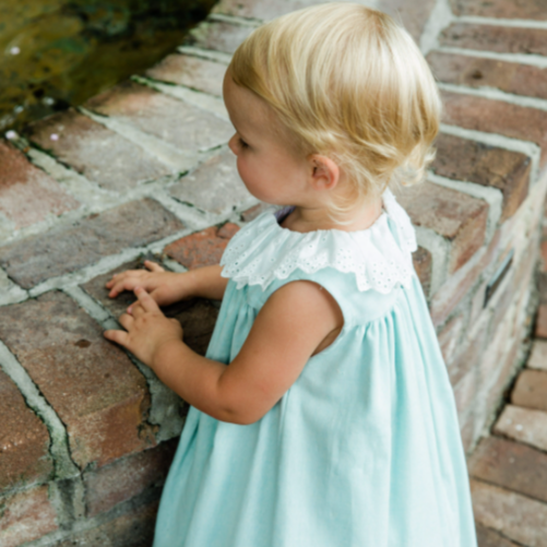 Seafoam Linen Float Dress