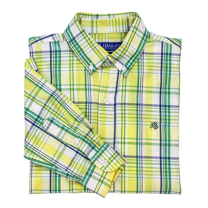 Sunshine Plaid Roscoe Button Down Shirt