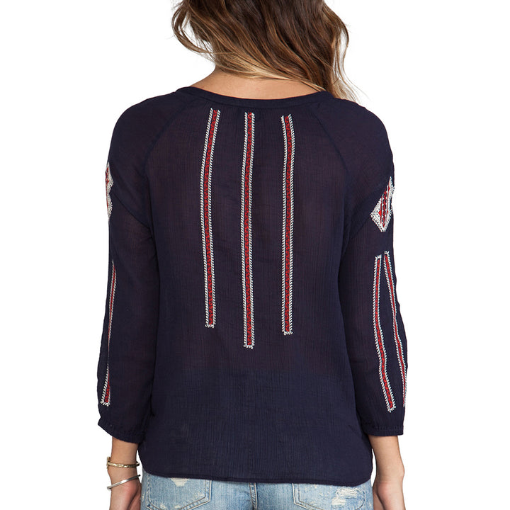 Ritu Top - Navy