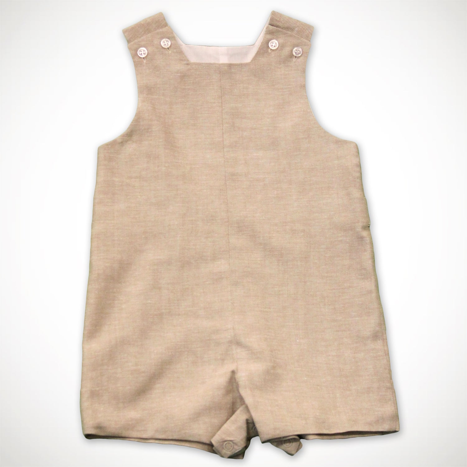 Flax Linen John John with Tabs