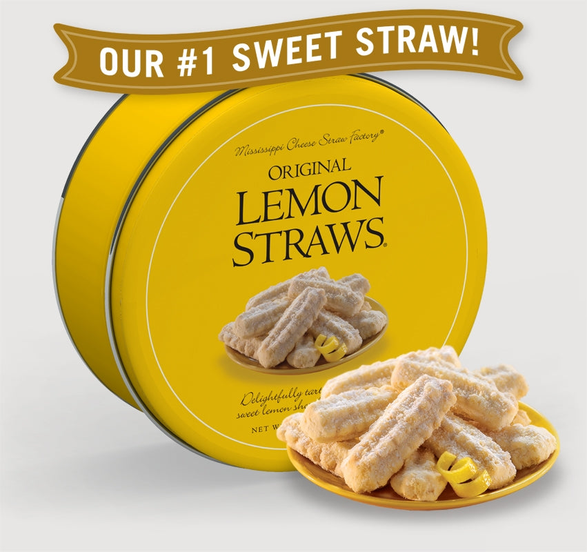 Original Lemon Straws® 16 oz Tin