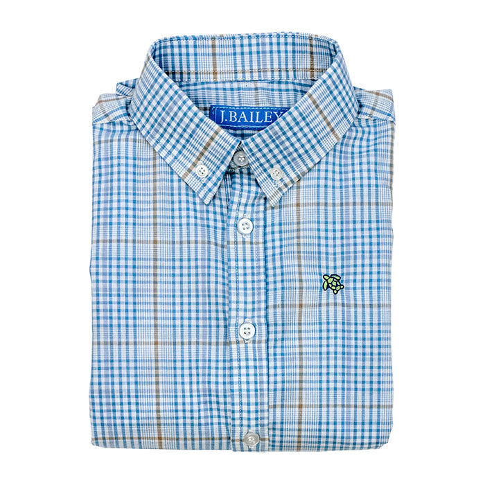 Epworth Plaid Button Down Shirt