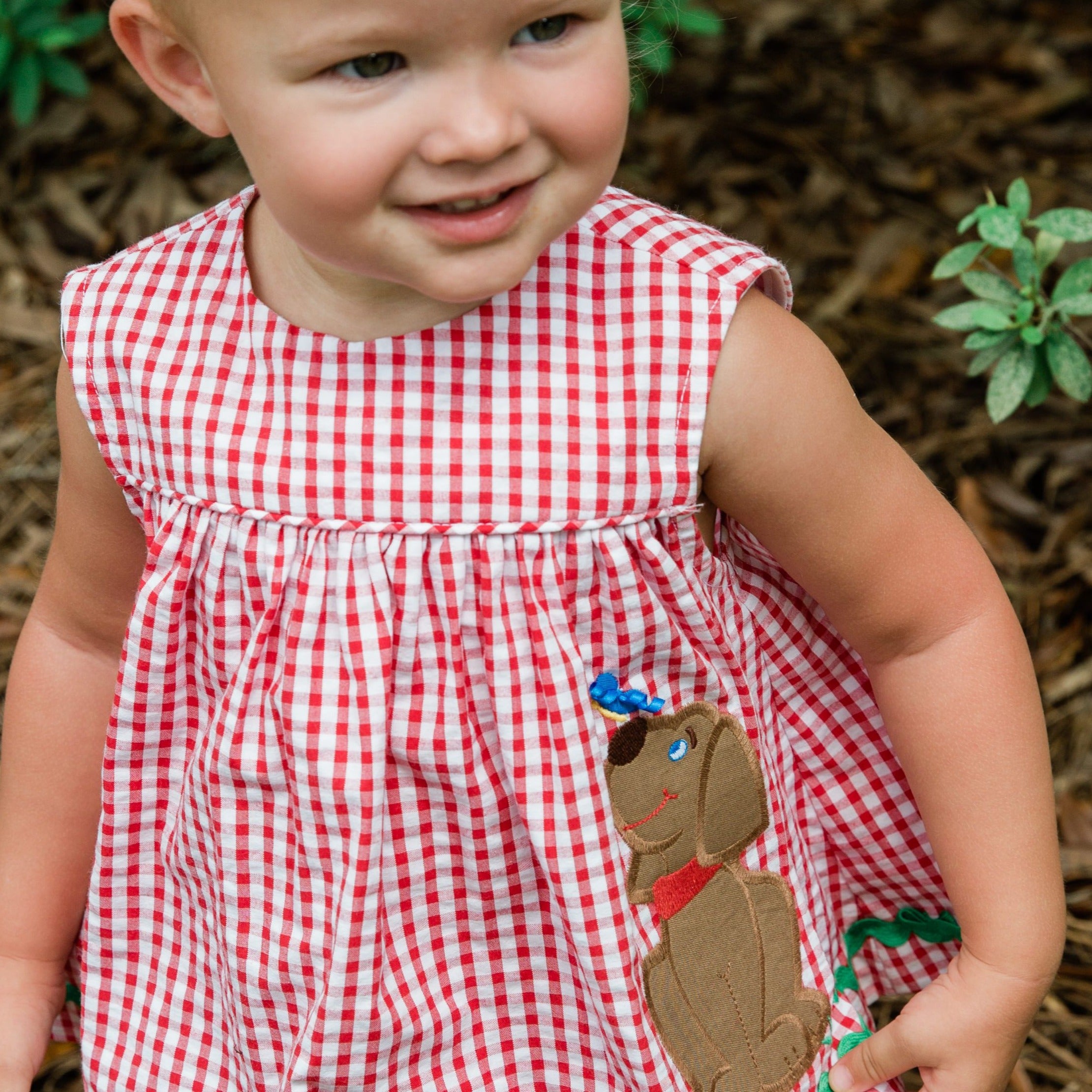 Playful Puppy Float Top & Bloomer Set