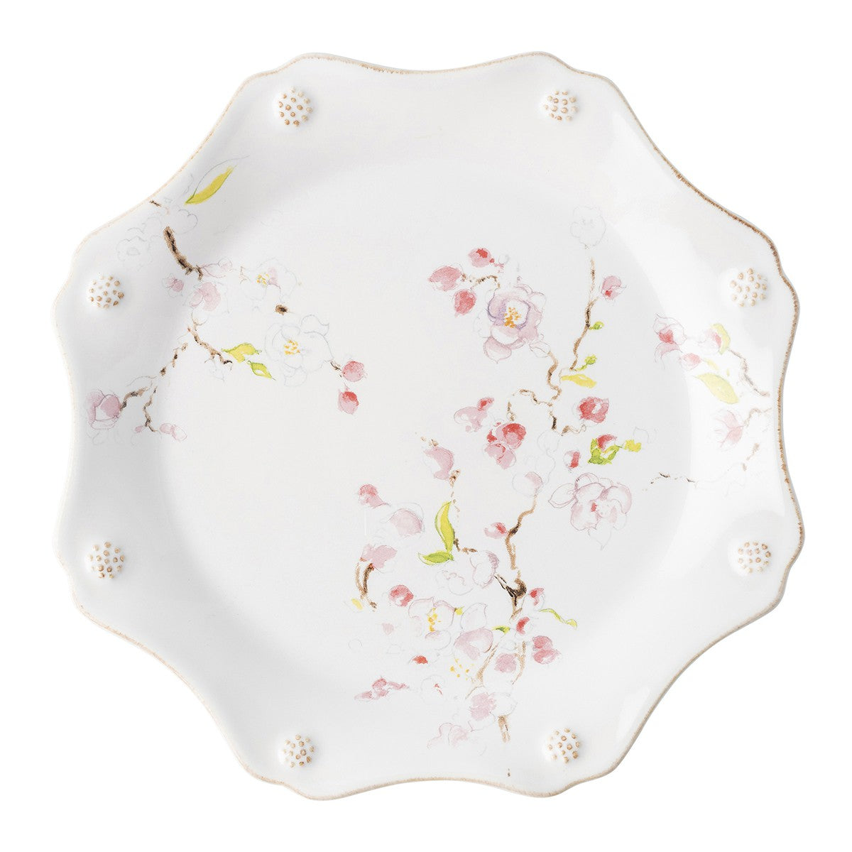 Berry & Thread Floral Sketch Cherry Blossom Dessert/Salad Plate