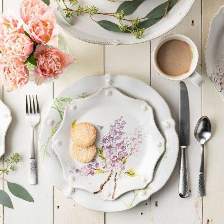Berry & Thread Floral Sketch Wisteria Dessert/Salad Plate