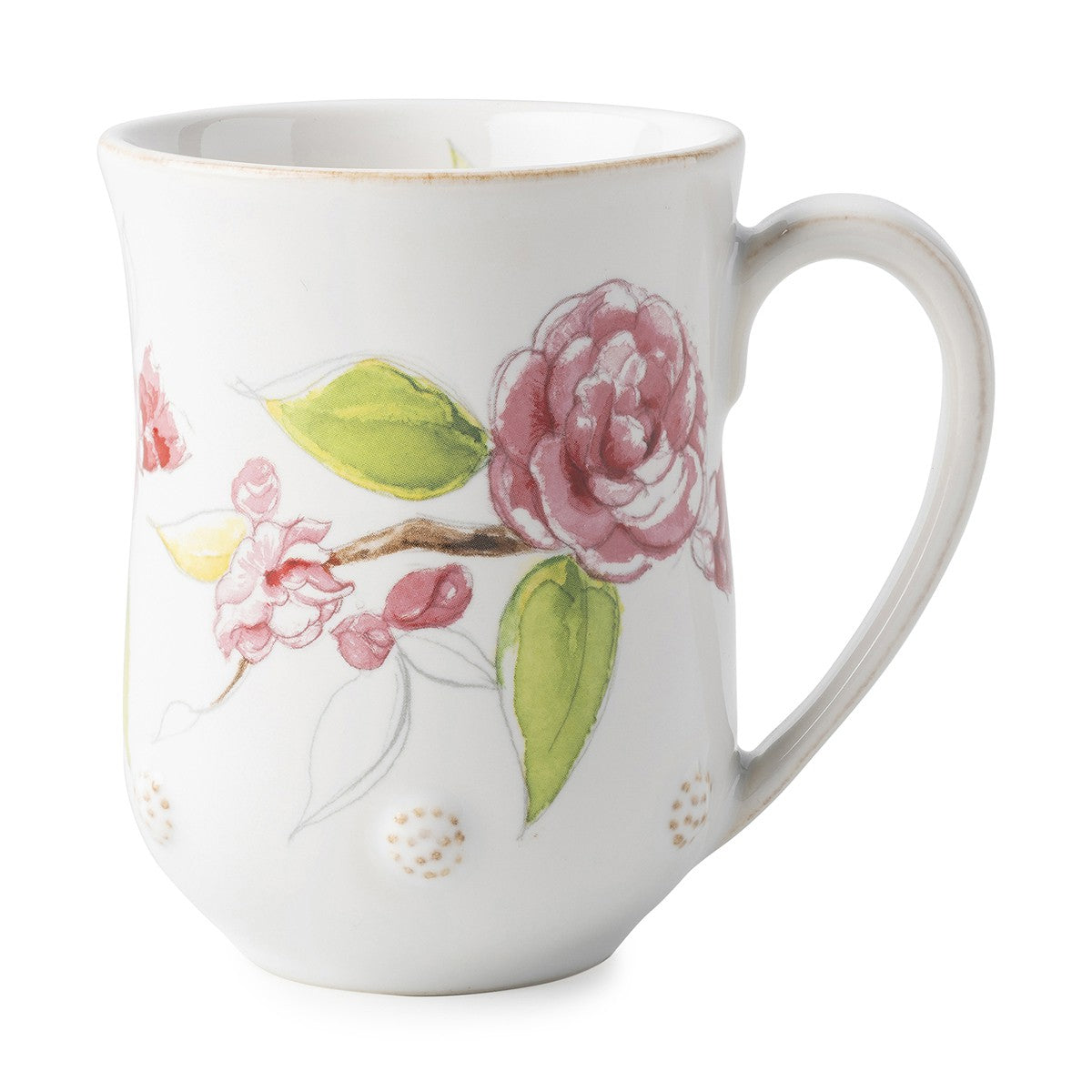 Berry & Thread Floral Sketch Camellia Blossom Mug