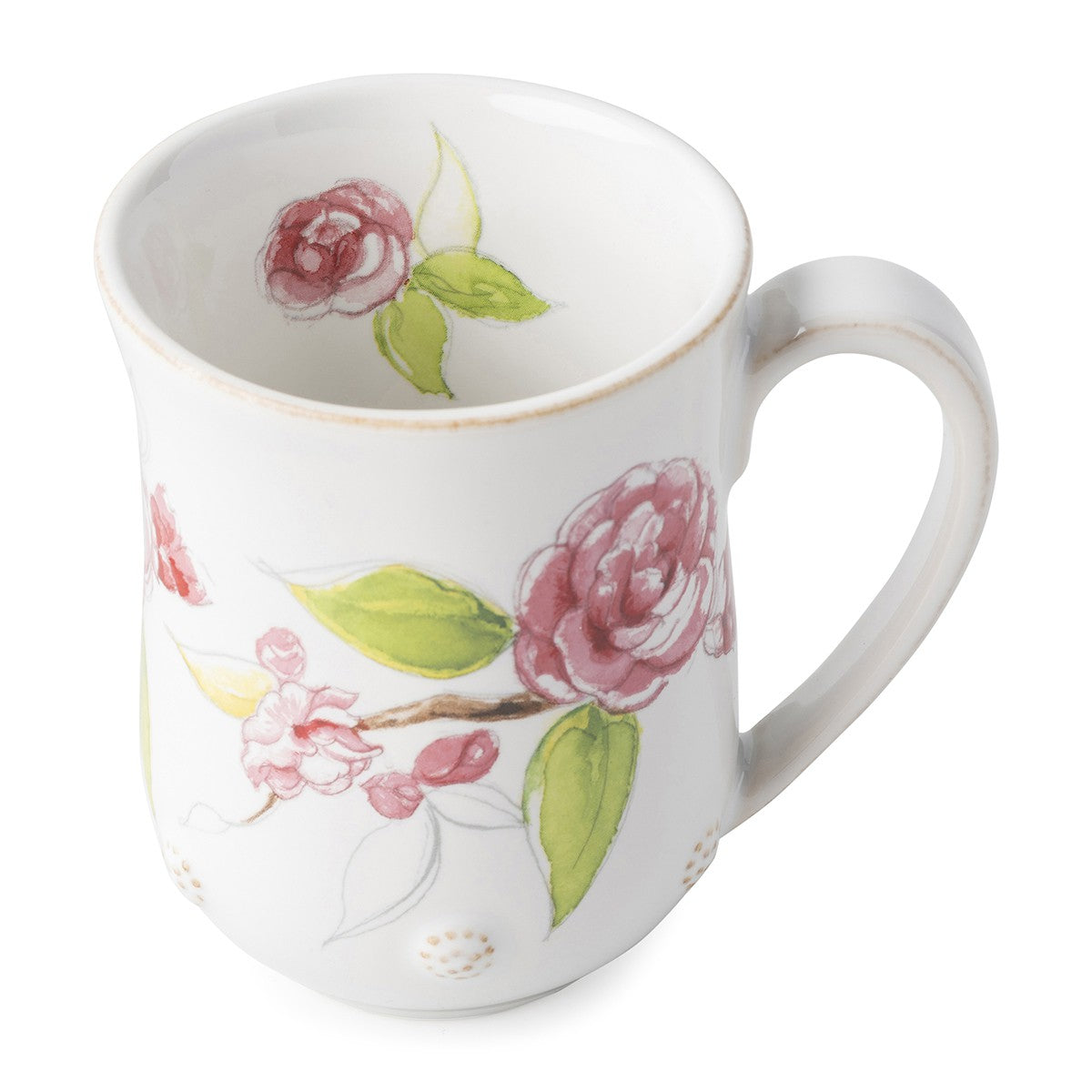 Berry & Thread Floral Sketch Camellia Blossom Mug