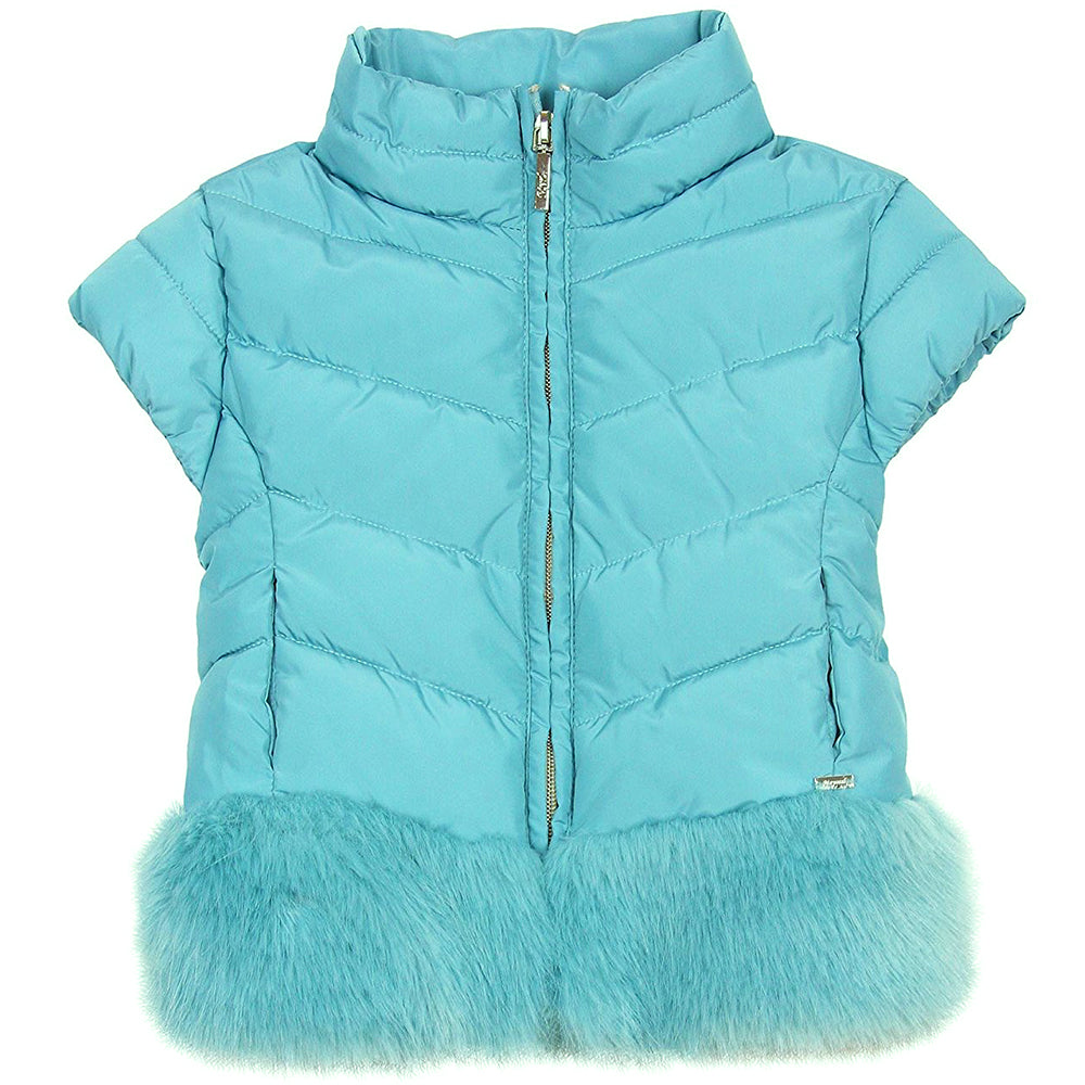 Aqua Ocean Fur Vest