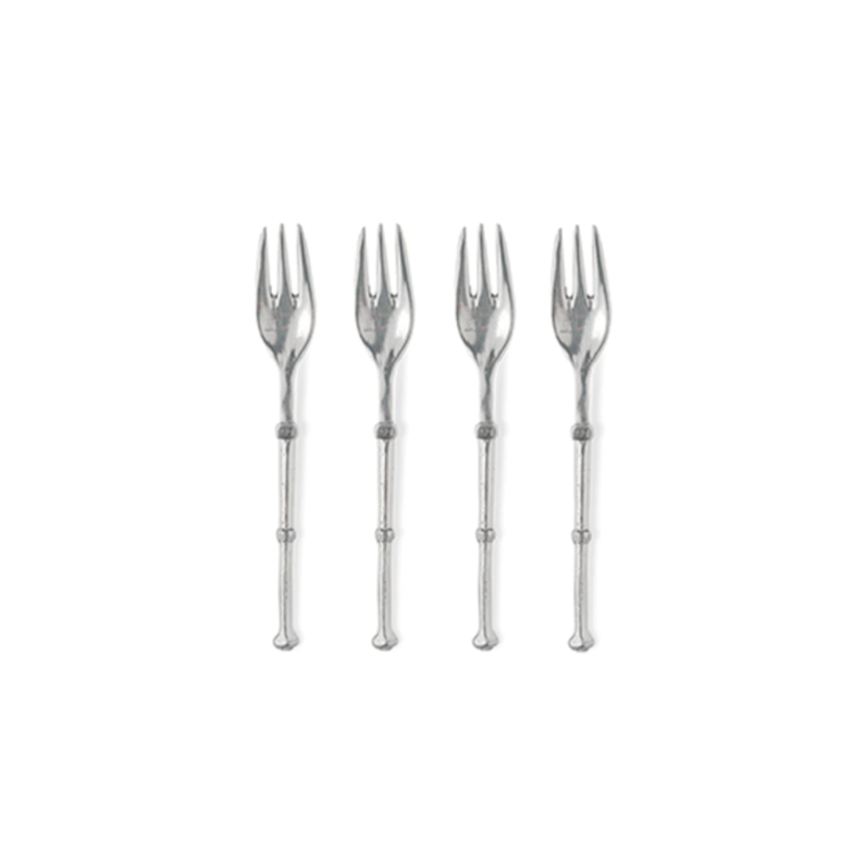 Tavola Appetizer Fork w/ Pouch - Set of 4
