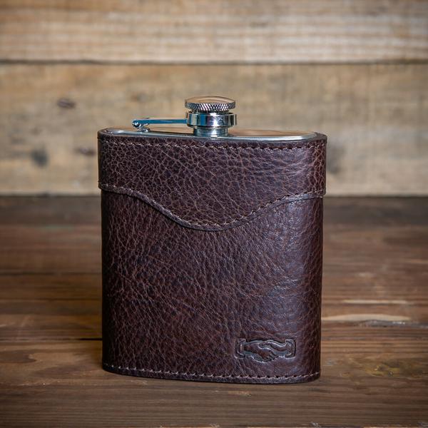 White Wing Legacy Leather Flask