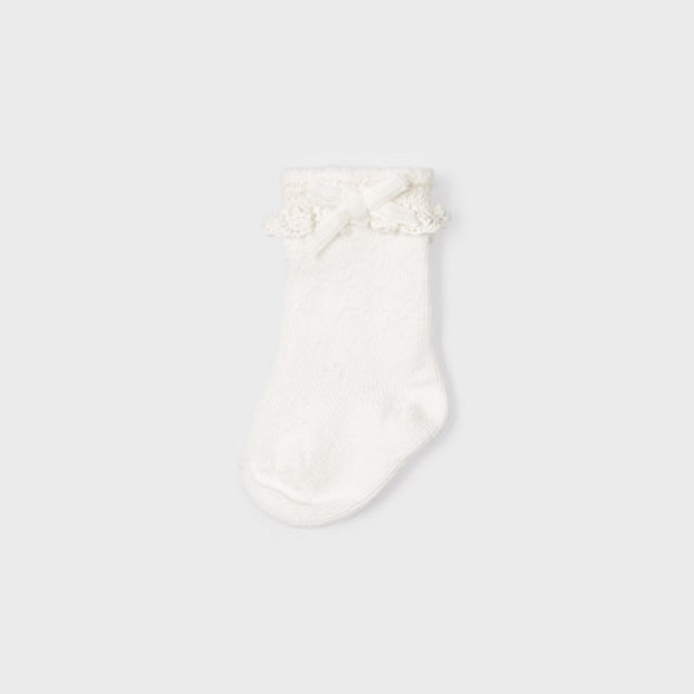 Natural Openwork Socks