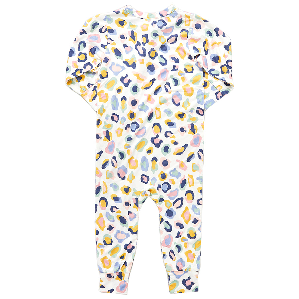 Multi Leopard Bamboo Romper