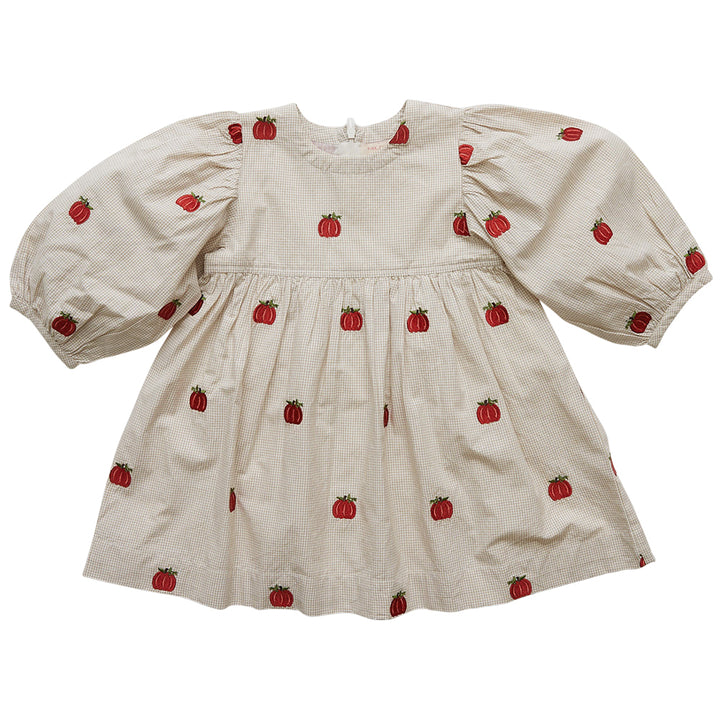 Pumpkin Embroidery Bea Dress