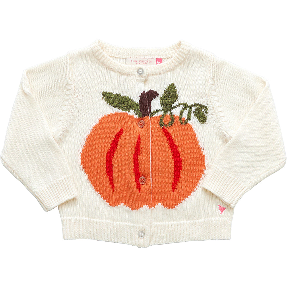 Cream Baby Pia Pumpkin Sweater