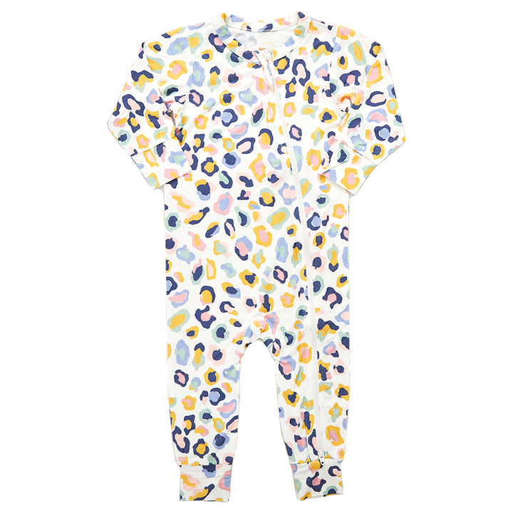 Multi Leopard Bamboo Romper