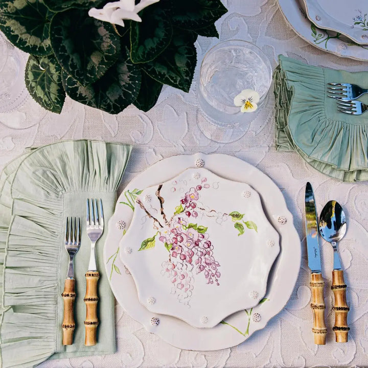 Berry & Thread Floral Sketch Wisteria Dessert/Salad Plate