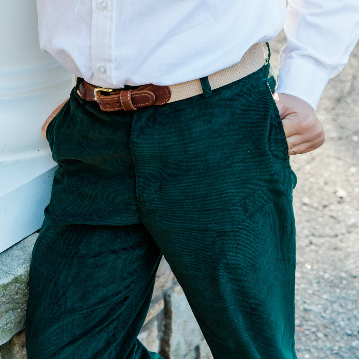 Forest Green Corduroy Pant