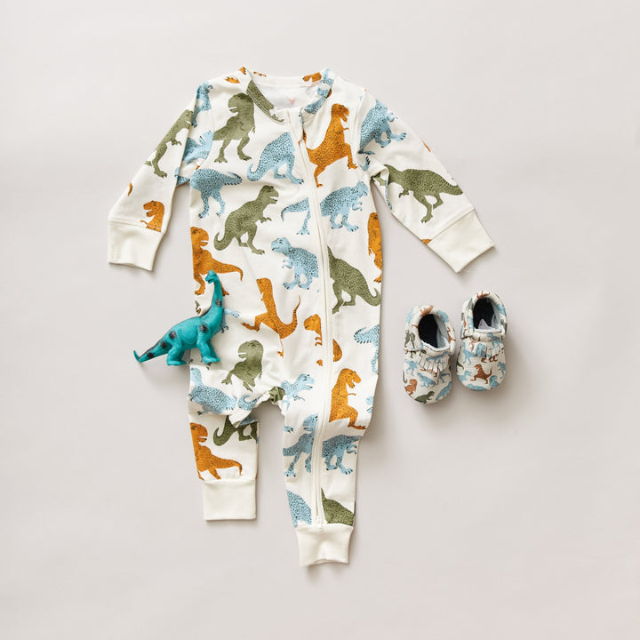 Unisex T-Rex Organic Romper