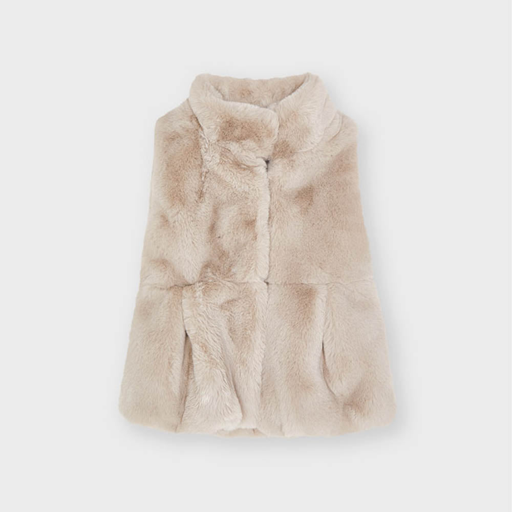 Taupe Fur Vest