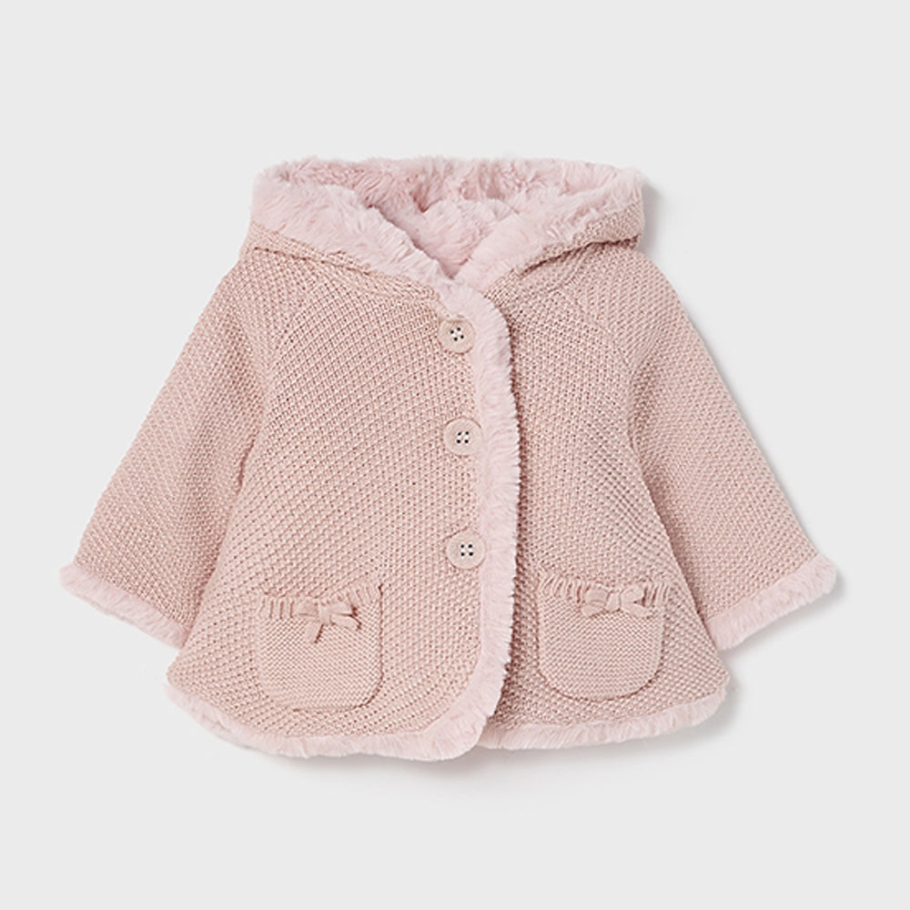 Baby Rose Long Knit Cardigan