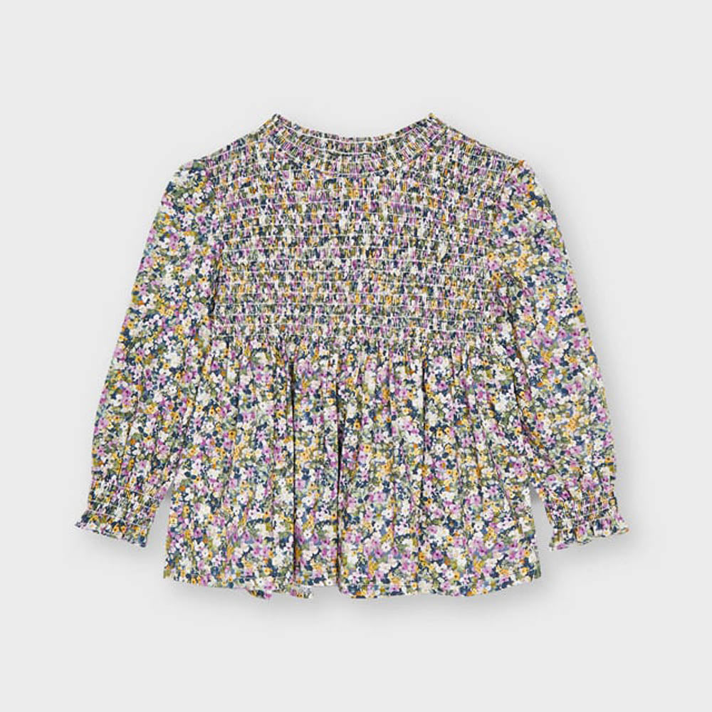 Lilac Floral Blouse