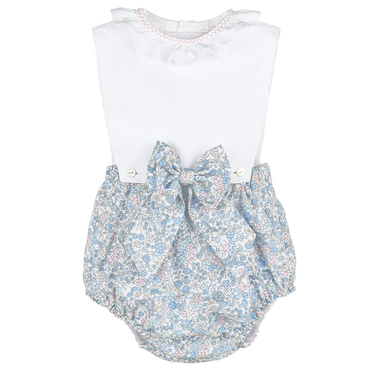Blue Floral Birdie Bubble