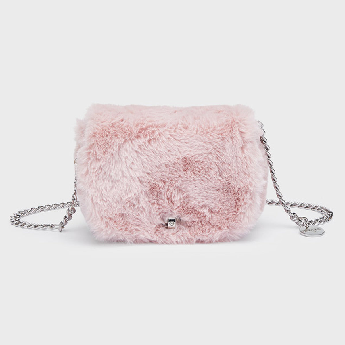 Pink Faux Fur Handbag