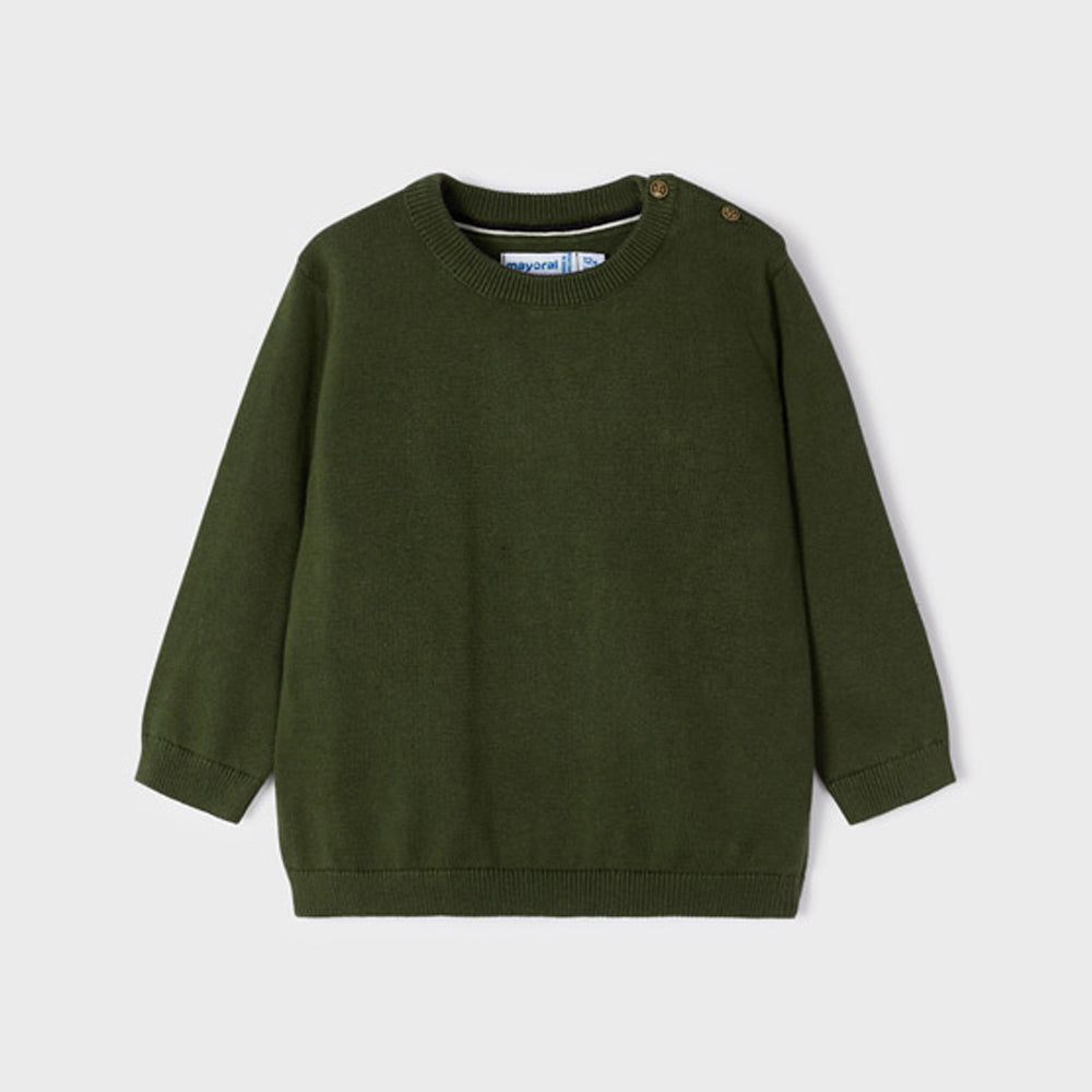 Ecofriends Ivy Green Cotton Jersey Sweater