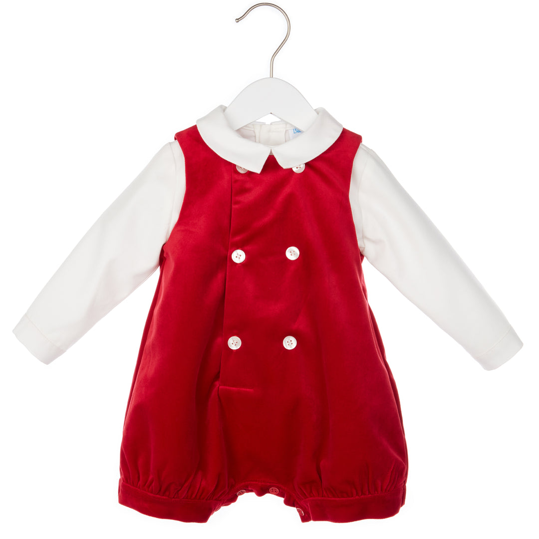 Red Deluxe Velvet John John