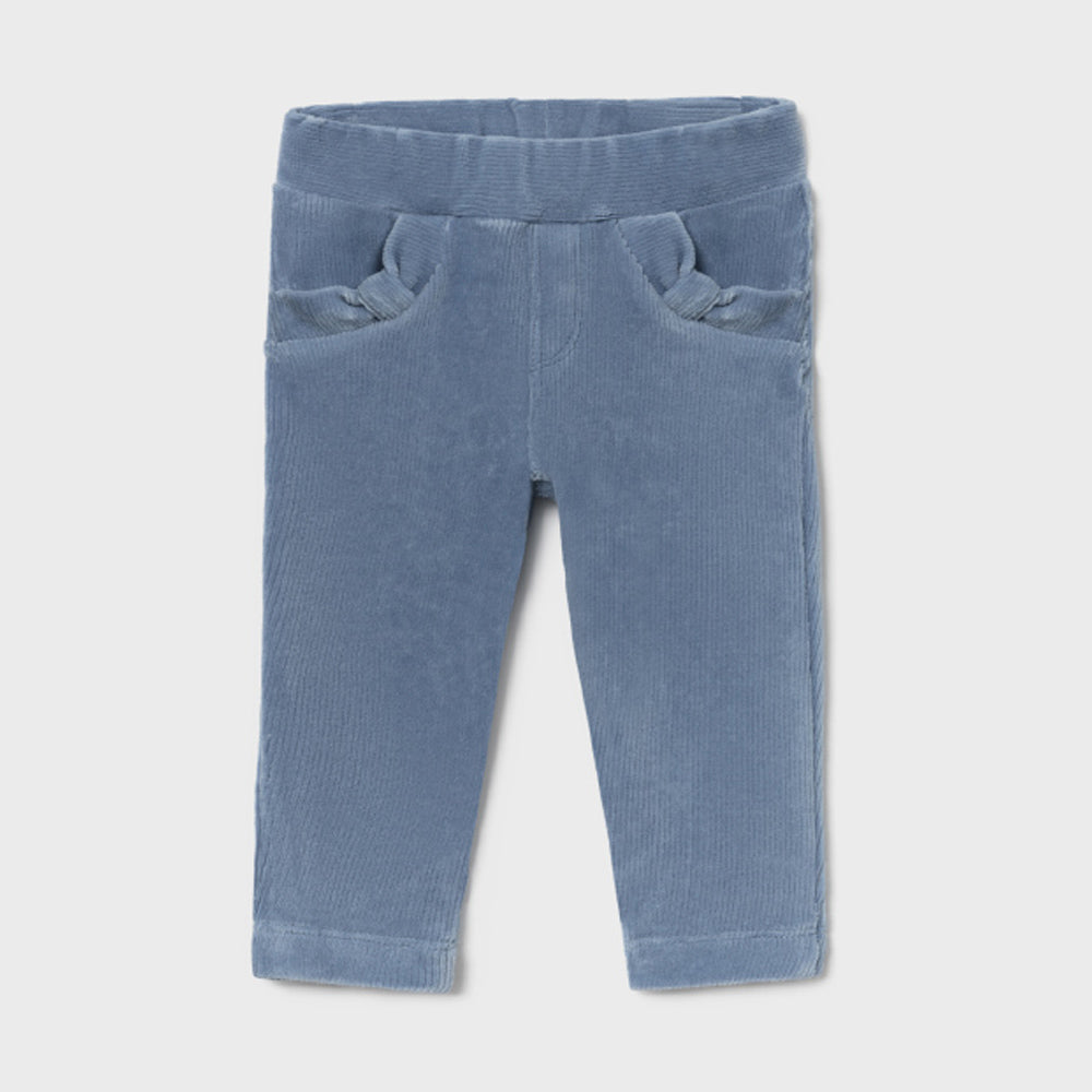 Indigo Corduroy Knit Pant