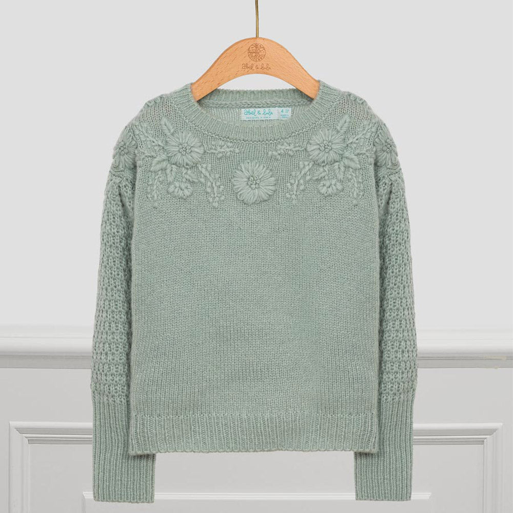 Jade Floral Sweater