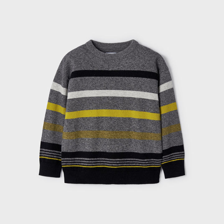 Grey Multi Stripe Sweater