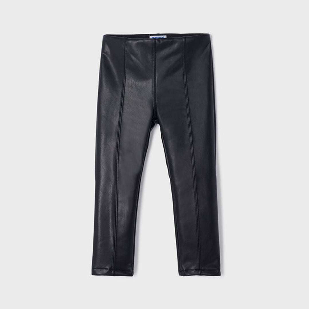 Black Leather Leggings