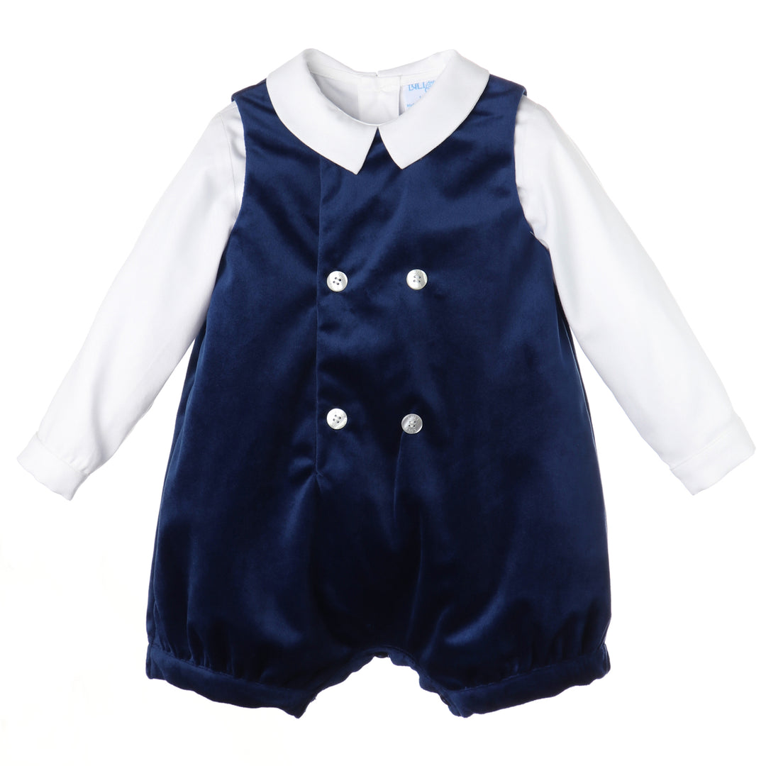 Navy Deluxe Velvet John John