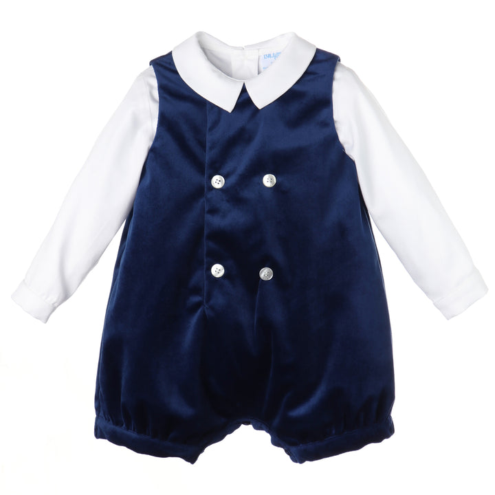 Navy Deluxe Velvet John John