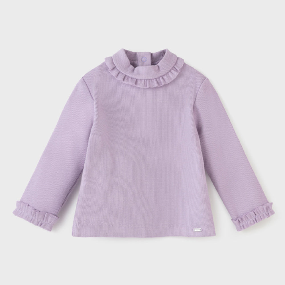 Lilac Mock Neck Sweater