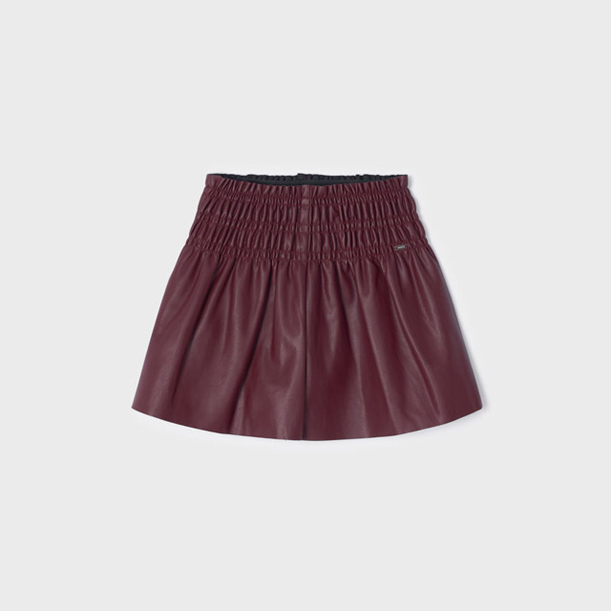 Blackberry Leatherette Skort