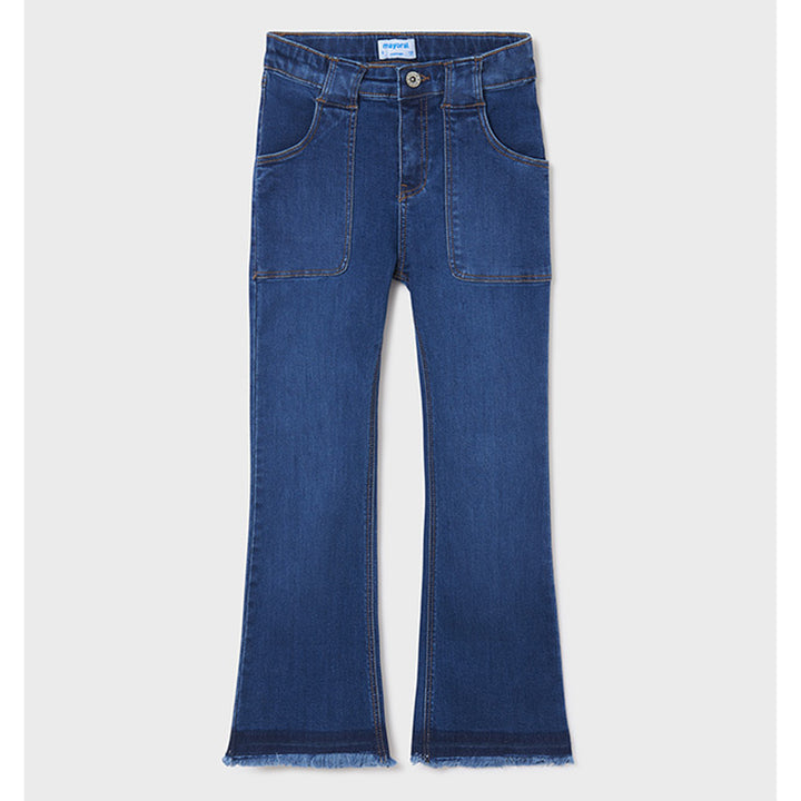 Ecofriends Medium Wash Flared Fit Denim Pant
