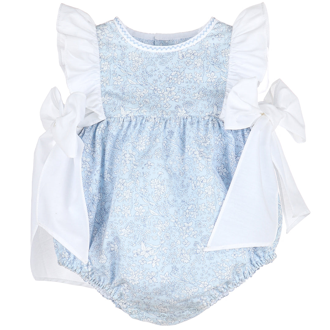 Coastal Blue Chintz Bubble With Bows