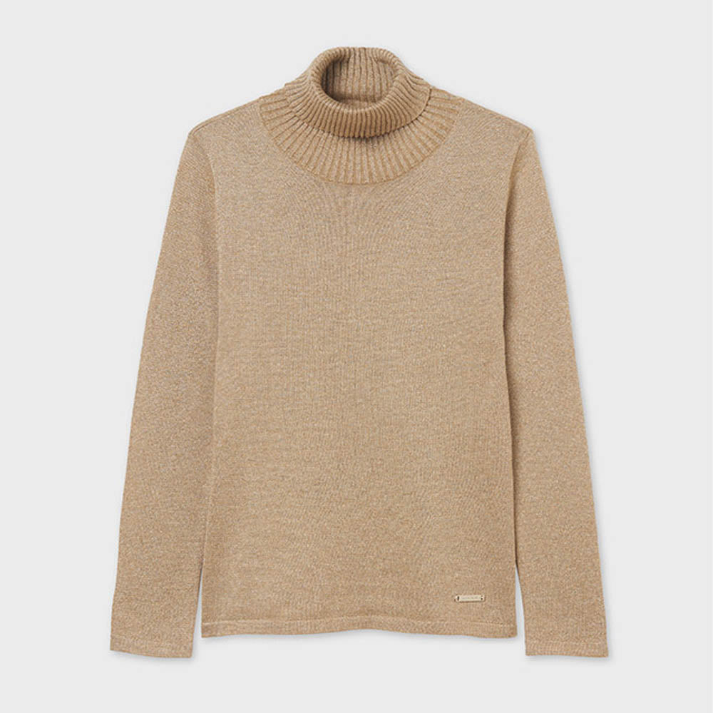 Hazelnut Knitted Turtleneck