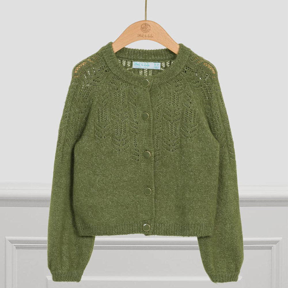 Olive Knit Cardigan