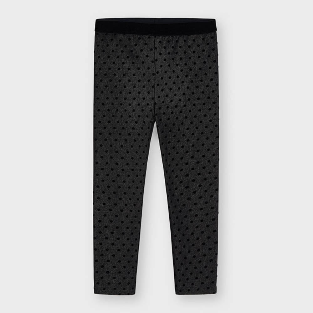 Black Polka Dot Leggings