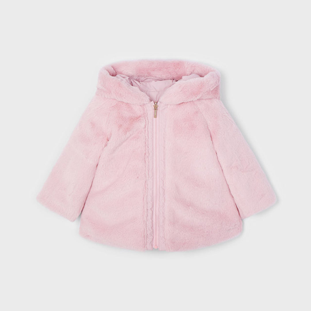 Petal Pink Ecofriends Reversible Faux Fur Jacket