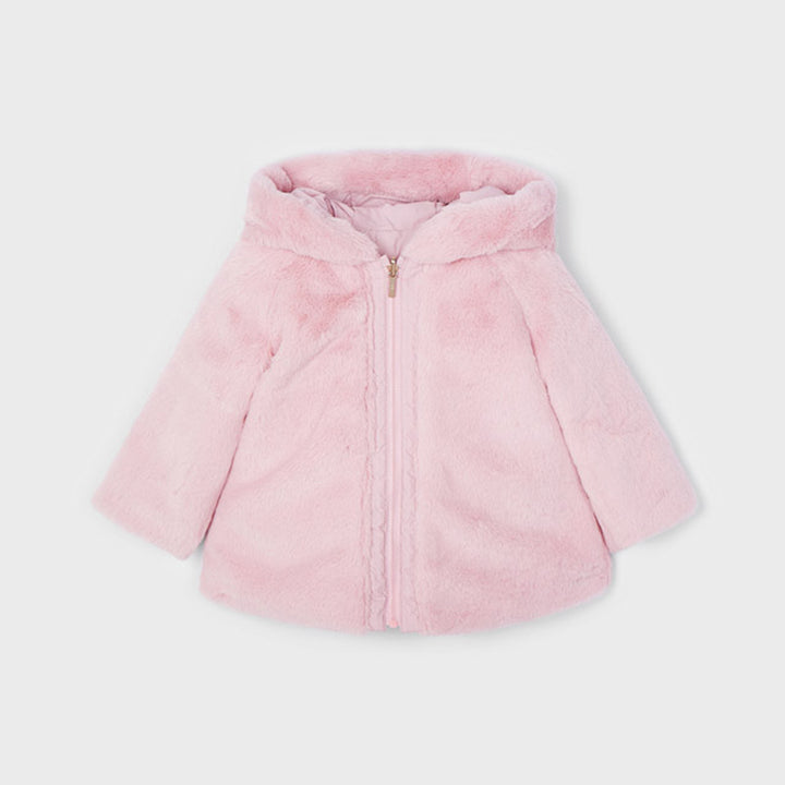 Petal Pink Ecofriends Reversible Faux Fur Jacket